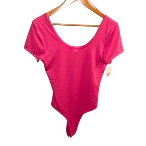 Pink Short Sleeve‎ Bodysuit
